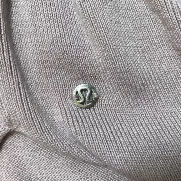 Lululemon Bring It Backbend Light Gray Blend Cashmere Sweater - Picture 14 of 14